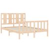 vidaXL Estructura de cama sin colch&oacute;n madera de pino blanca 140x200 cm
