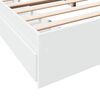vidaXL Estructura cama con cajones madera ingenier&iacute;a blanca 200x200 cm