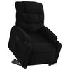 vidaXL Sill&oacute;n el&eacute;ctrico reclinable elevable de tela negro