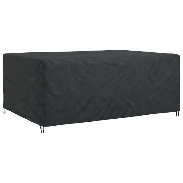 vidaXL Funda para muebles Liso Negro 280 x 204 x 106 cm 210D