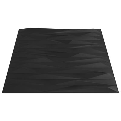 vidaXL Paneles de pared 48 uds XPS piedra negro 50x50 cm 12 m²