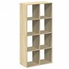 vidaXL Librería divisor madera ingeniería roble Sonoma 69,5x29x137,5cm