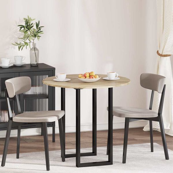 vidaXL Encimera Roble Sonoma 80 x 80 x 1,5 cm Madera de ingenier&iacute;a