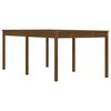 vidaXL Mesa de jard&iacute;n madera maciza pino marr&oacute;n miel 203,5x100x76 cm
