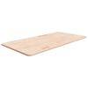 vidaXL Encimera de baño madera maciza sin tratar 100x50x1,5 cm