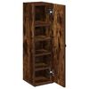 vidaXL Mueble de baño con portarrollos roble ahumado 20,5x22x72 cm