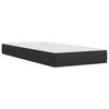 vidaXL Cama box spring con colch&oacute;n cuero sint&eacute;tico negro 100x200 cm