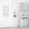 vidaXL Armario de ba&ntilde;o madera contrachapada blanco 32x34x188,5 cm
