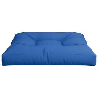 vidaXL Cojín para sofá de palets de tela azul 70x70x12 cm