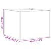 vidaXL Jardinera acero verde oliva 40x40x30 cm