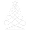 vidaXL Luz en forma de &aacute;rbol de Navidad Multicolor 80 x 56 cm PVC