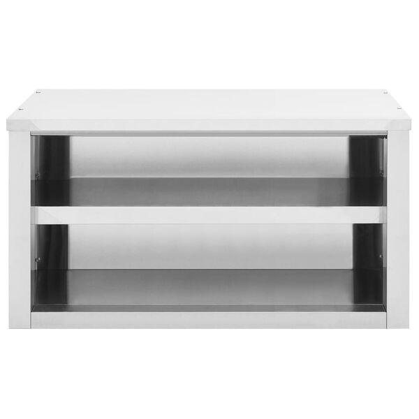 vidaXL Armario de pared para cocina acero inoxidable 90x40x50 cm