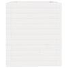 vidaXL Jardinera de madera maciza de pino blanca 40x40x46 cm