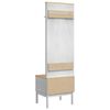 vidaXL Mueble de recibidor con estante FLORO 50 x 40 x 158 cm