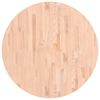 vidaXL Tablero redondo de madera maciza de haya &Oslash;90x4 cm