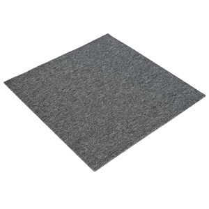 vidaXL Azulejo de alfombra Gris Medio 50 x 50 cm 20 uds. PP y Bet&uacute;n