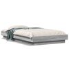 vidaXL Estructura de cama madera de ingenier&iacute;a gris Sonoma 100x200 cm