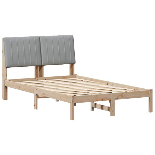 vidaXL Estructura de cama Marr&oacute;n 120 x 190 cm Madera de pino macizo