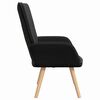 vidaXL sill&oacute;n Negro 62 x 67 x 95,5 cm Tela Sherpa
