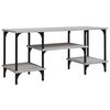 vidaXL Mueble de TV madera contrachapada gris Sonoma 102x35x45,5 cm
