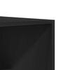 vidaXL Armario de madera contrachapada negro 50x50x200 cm