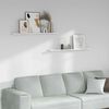 vidaXL Estante de pared con estante 2 pcs M&aacute;rmol 100 x 9 x 3 cm