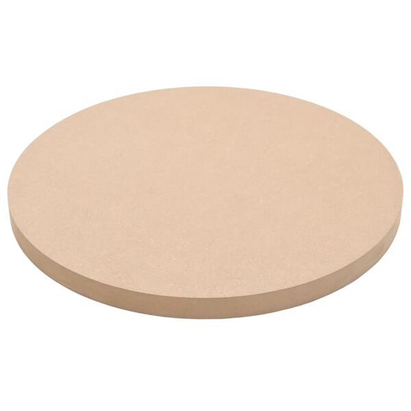 vidaXL Tablero de mesa redondo MDF 300x18 mm