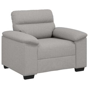 vidaXL Sof&aacute; Sill&oacute;n Nube Gris 100x81x84 cm Tela