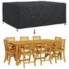 vidaXL Funda para muebles Liso Negro 240 x 190 x 90 cm 600D