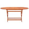 vidaXL Set de comedor de jard&iacute;n plegable 9 pzas madera eucalipto