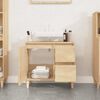 vidaXL Armario de ba&ntilde;o madera contrachapada roble Sonoma 65x33x60 cm
