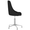 vidaXL Silla de oficina giratoria tela negro