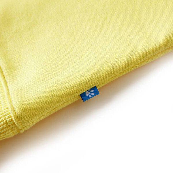 Sudadera infantil amarillo claro 128