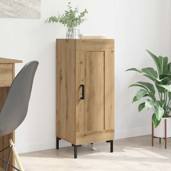 vidaXL Vitrina Olden Roble artesanal 34,5 x 34 x 90 cm