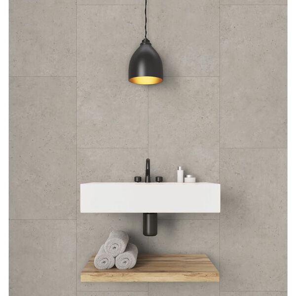 Grosfillex Baldosa de pared Gx Wall+ beige hormig&oacute;n 30x60 cm 11 uds