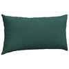 vidaXL Cojines de sofá 2 pcs Verde oscuro 80 x 40 cm tela