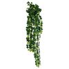 vidaXL Plantas artificiales colgantes 12 uds 339 hojas verde 90 cm