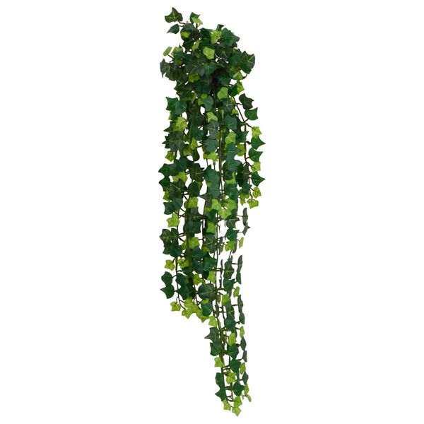 vidaXL Plantas artificiales colgantes 12 uds 339 hojas verde 90 cm