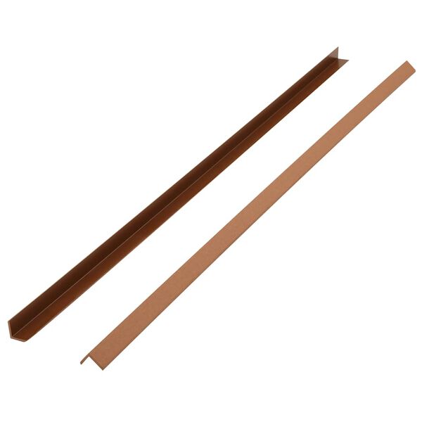 vidaXL Molduras angulares 5 uds WPC marr&oacute;n claro 170 cm