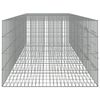 vidaXL Jaula para conejos 6 paneles hierro galvanizado 327x79x54 cm