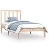 vidaXL Estructura de cama madera maciza de pino 90x190 cm