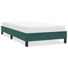 vidaXL Estructura de cama sin colchón terciopelo verde oscuro 90x220cm