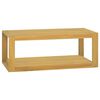 vidaXL Armario de ba&ntilde;o de pared madera maciza de teca 90x45x35 cm