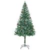 vidaXL Árbol de Navidad glaseado con piñas 180 cm