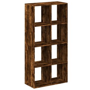 vidaXL Librer&iacute;a divisora madera roble ahumado 69,5x29x137,5cm