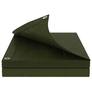 vidaXL Lona con ojales Verde 2 x 3 m 180 gsm PE