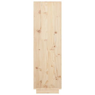 vidaXL Aparador de madera maciza de pino 38x35x117 cm