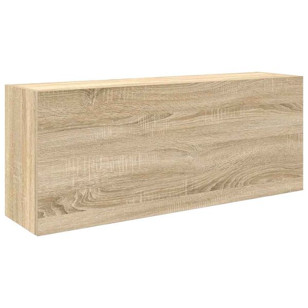 vidaXL Mueble de pared ba&ntilde;o madera ingenier&iacute;a roble sonoma 100x25x40cm