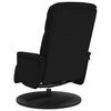 vidaXL Sill&oacute;n reclinable con reposapi&eacute;s terciopelo negro