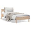 vidaXL Estructura de cama sin colch&oacute;n madera maciza pino 75x190 cm